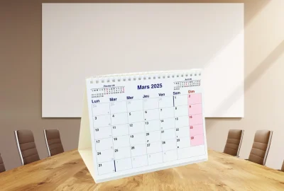 Impression de calendriers personnalisés