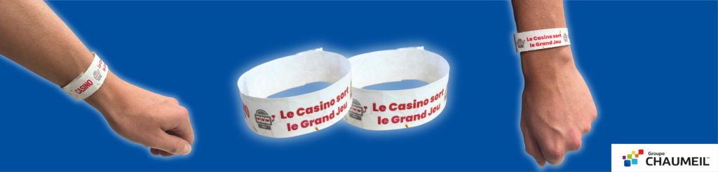 Impression de bracelets personnalisés pour salons, festivals, soirées et événements d’entreprise