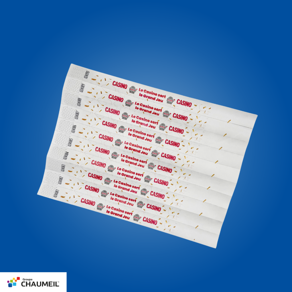 Impression de bracelets personnalisés pour salons, festivals, soirées et événements d’entreprise